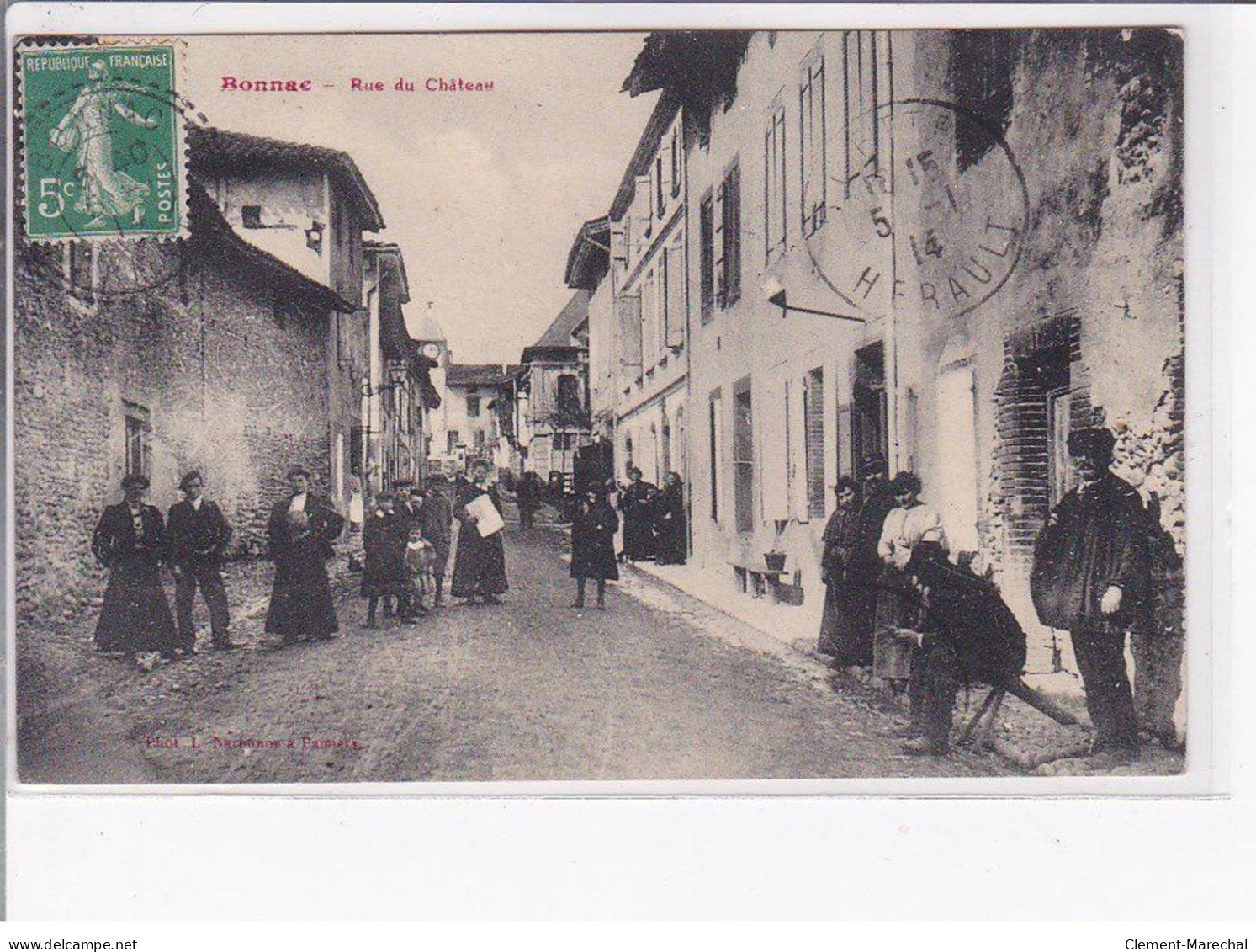 BONNAC - Rue Du Château - Très Bon état - Andere & Zonder Classificatie