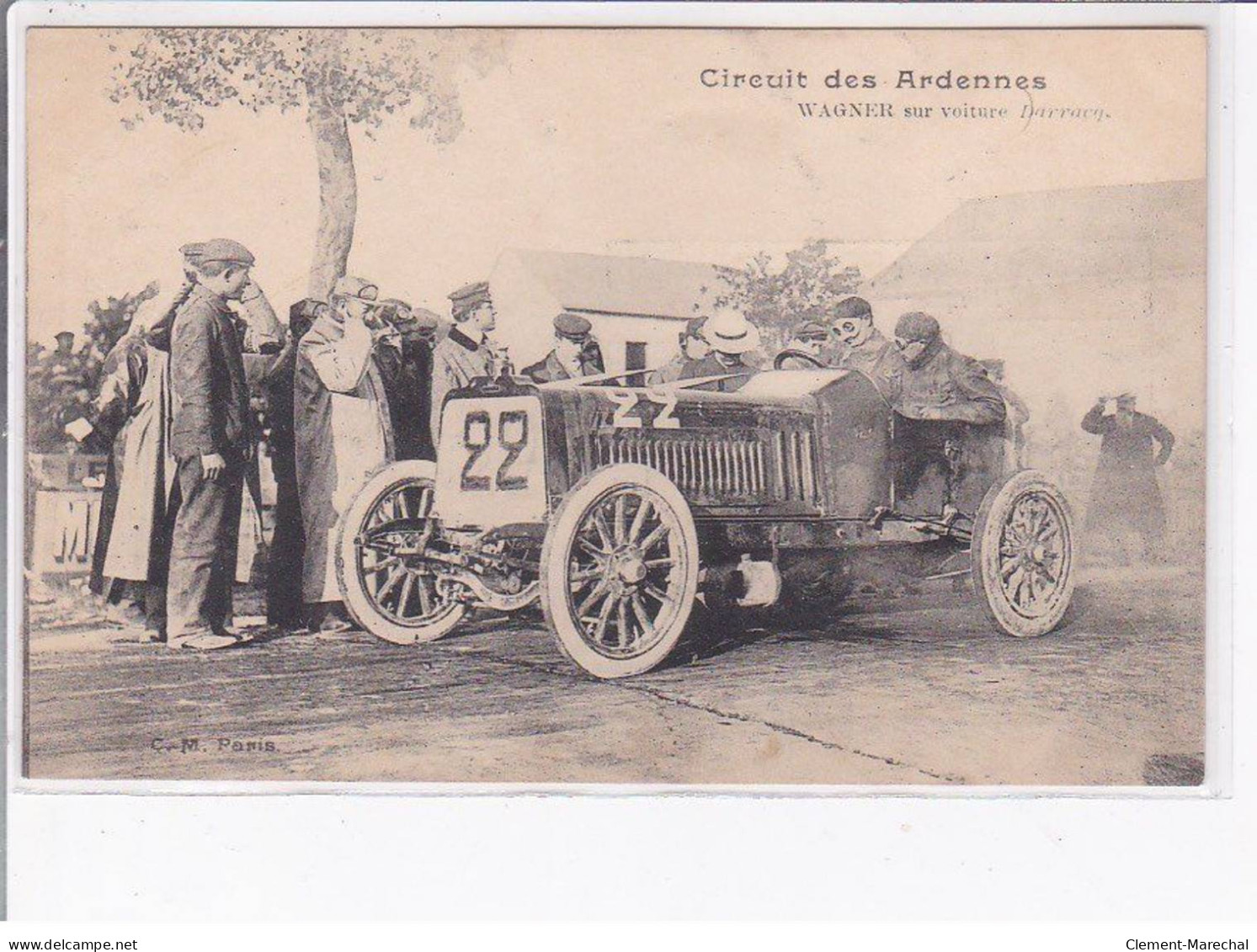 Circuit Des Ardennes Wagner Sur Voiture - Très Bon état - Autres & Non Classés