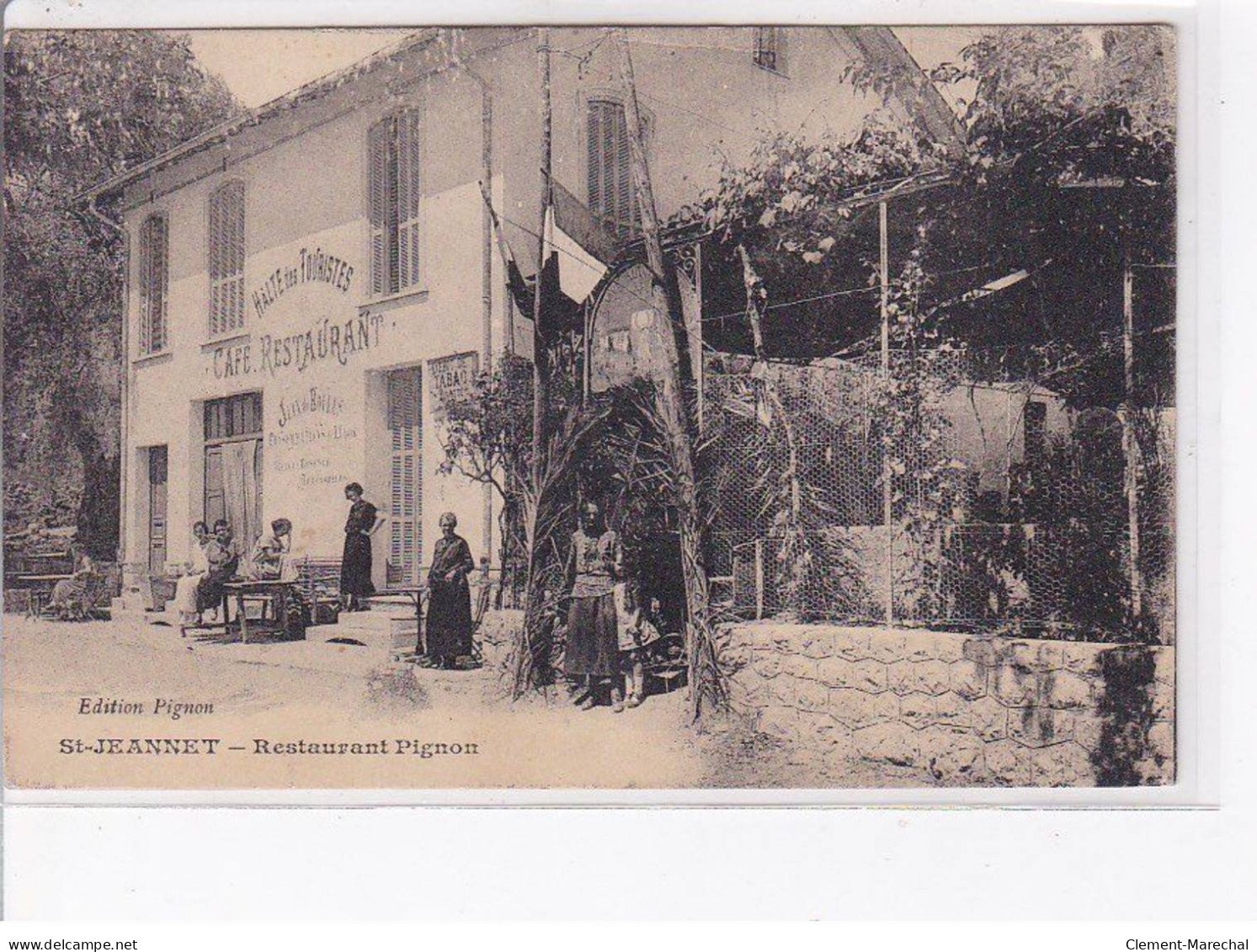 SAINT JEANNET - Restaurant Pignon - état - Sonstige & Ohne Zuordnung