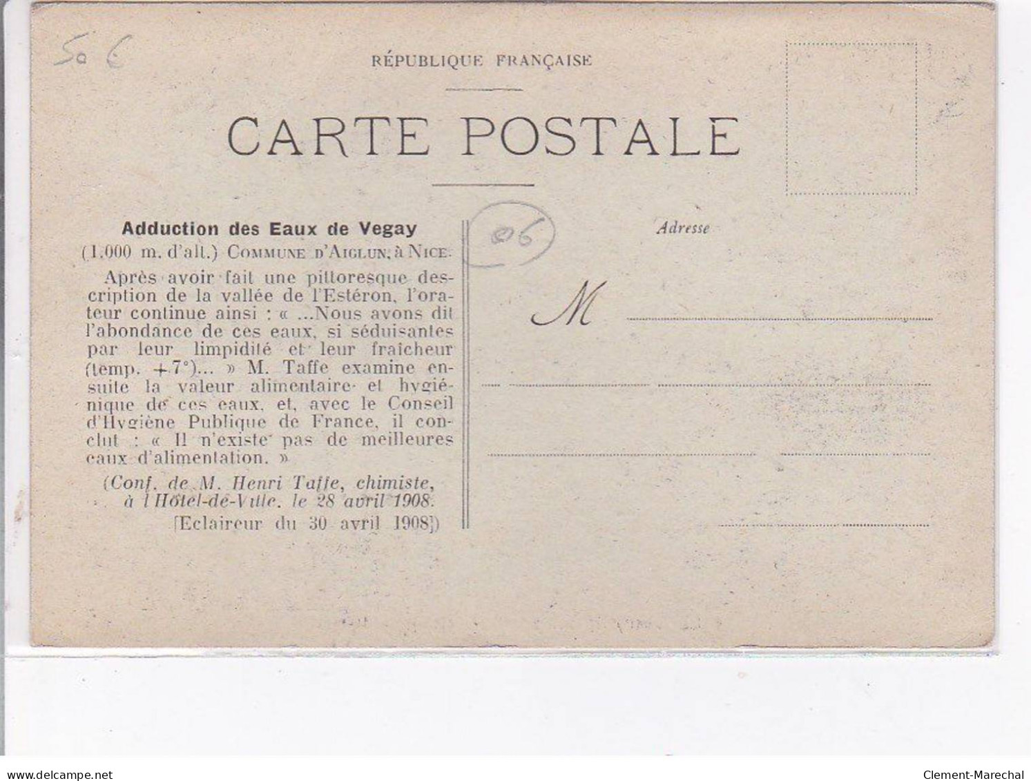 LE TOUT-AIGLUN - Pâques 1908 - Très Bon état - Other & Unclassified