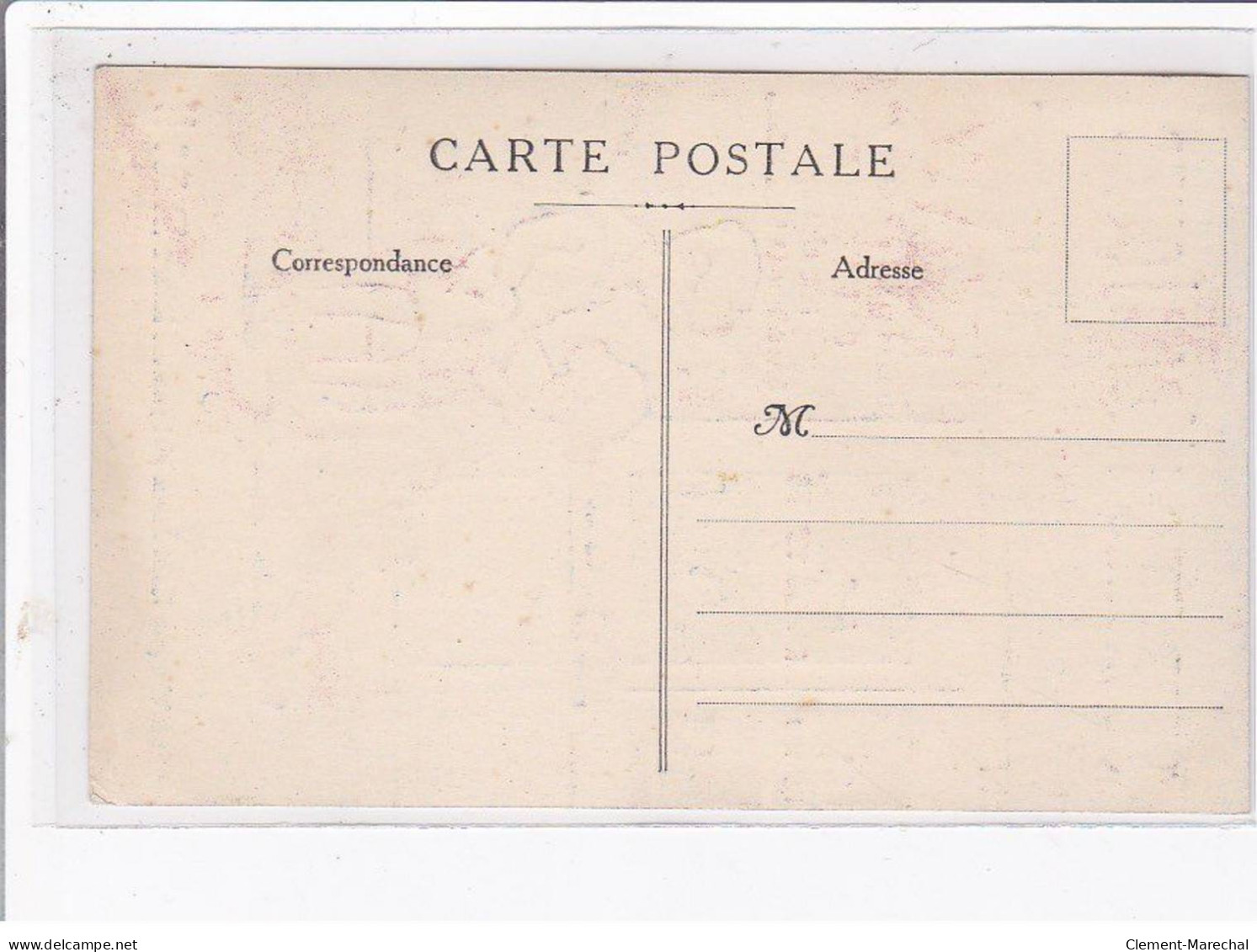 PUBLICITE  : lot de 4 cartes postales pour la serrure R.V. Gaget Simart (diable - krampus - pistolet) - très bon état