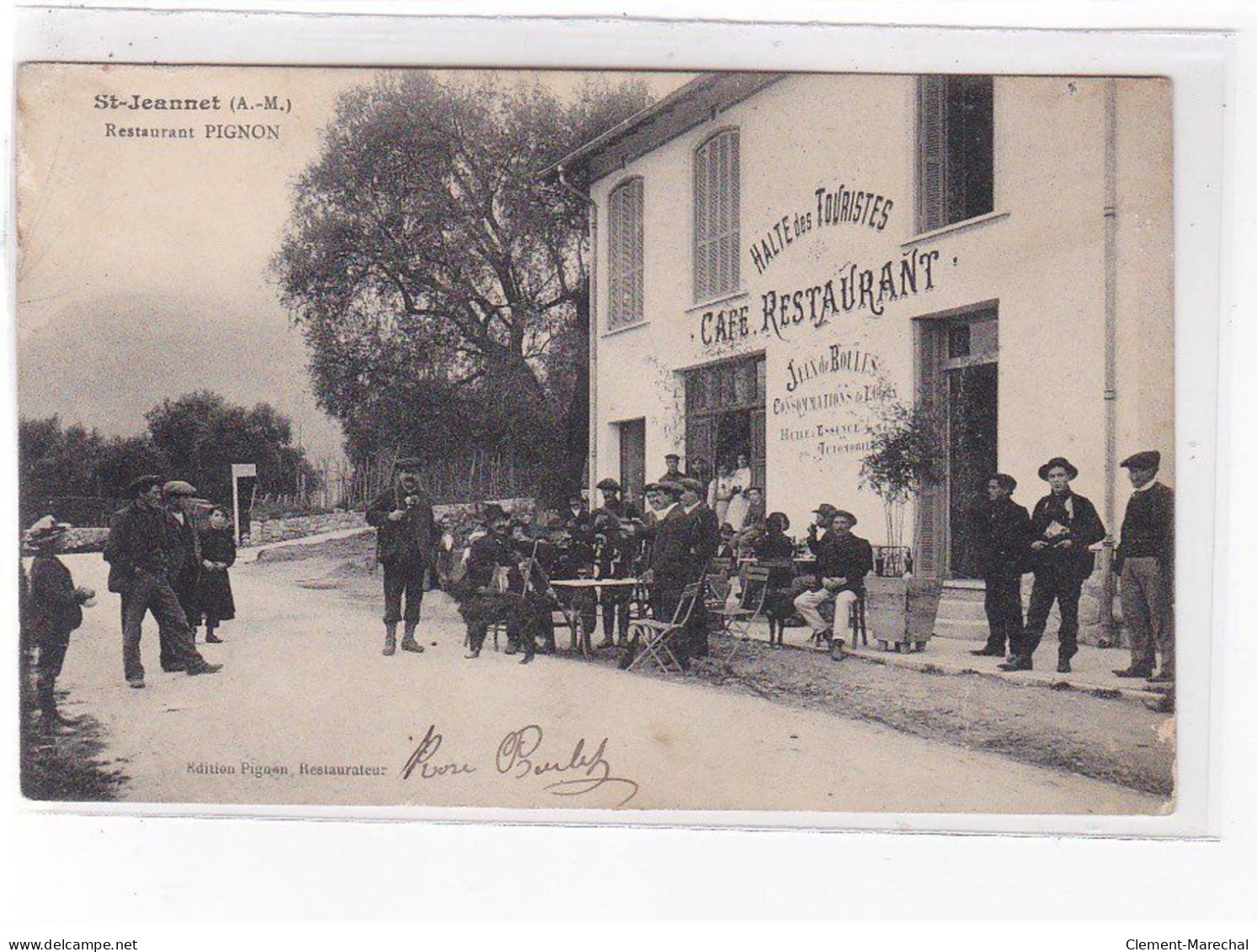 ST JEANNET - Restaurant Pignon - Chasse -  Très Bon état - Andere & Zonder Classificatie