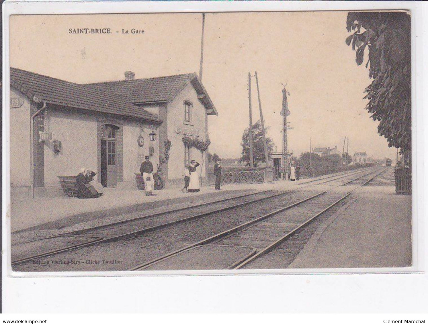 SAINT-BRICE - La Gare - Très Bon état - Autres & Non Classés