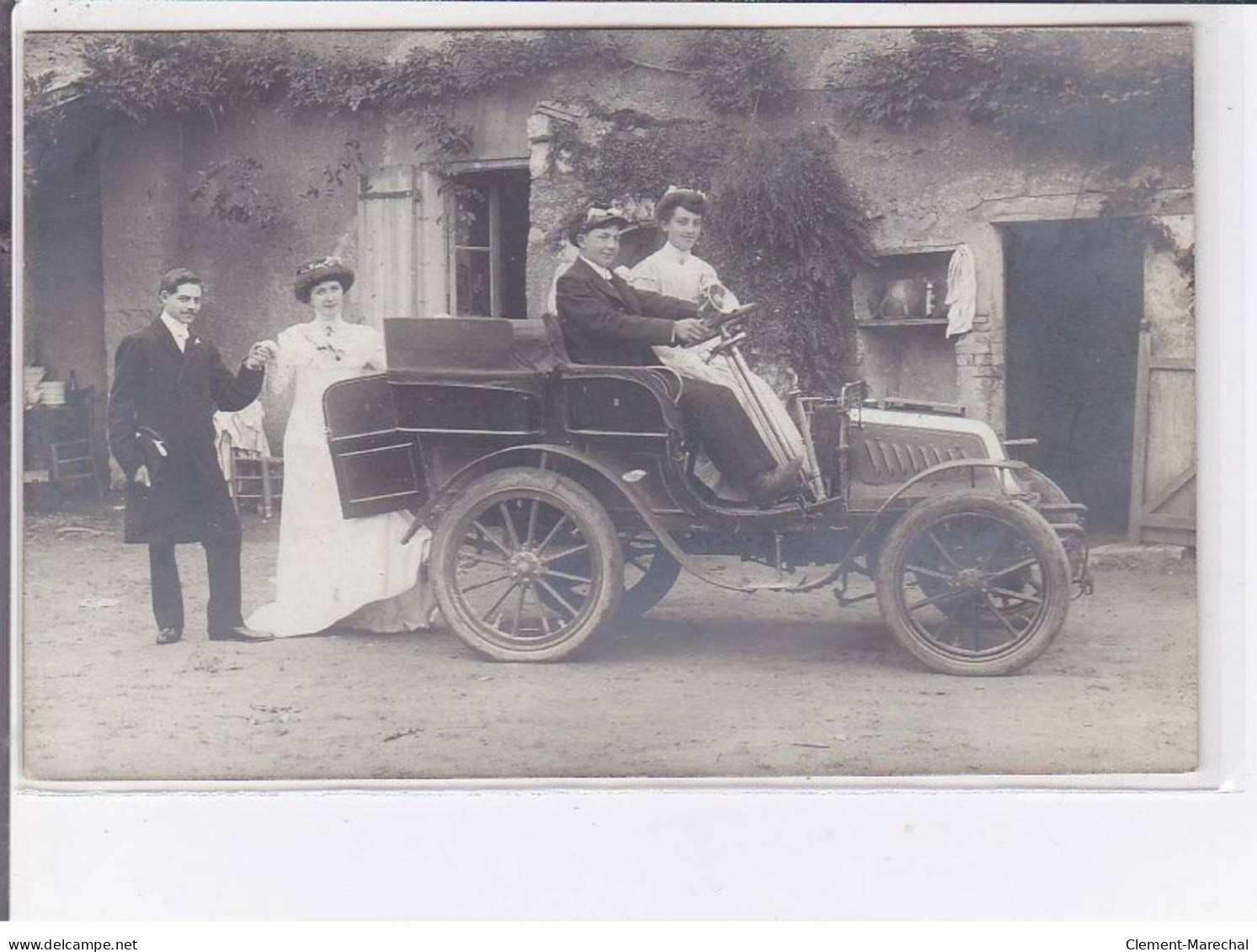 Carte-Photo à Localiser - Automobile (photo COLLET à SAUMUR)- Très Bon état - Otros & Sin Clasificación