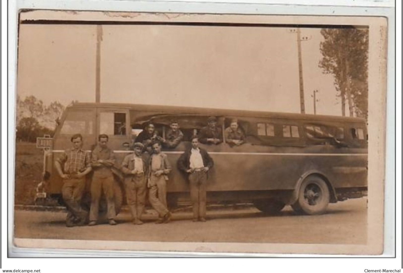 LAUNOIS - AUTOBUS - CARTE PHOTO - Très Bon état - Andere & Zonder Classificatie