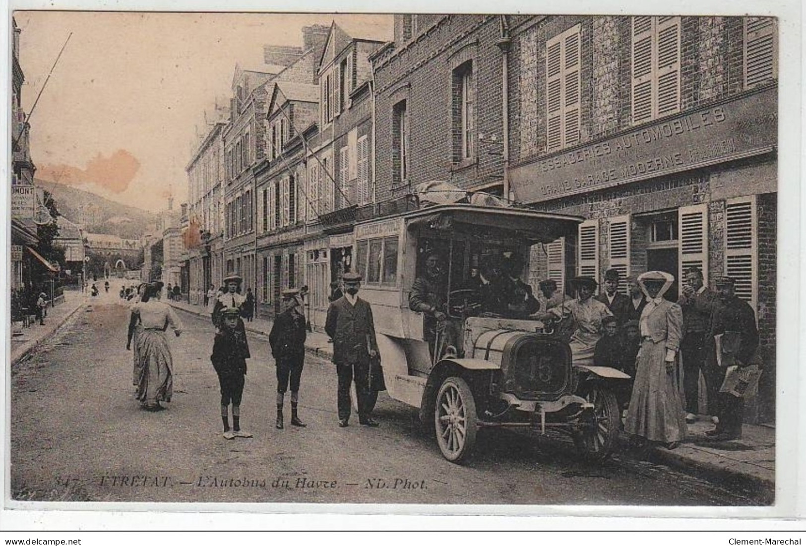 ETRETAT : L'autobus Du Havre - Bon état (une Tache Au Recto) - Etretat