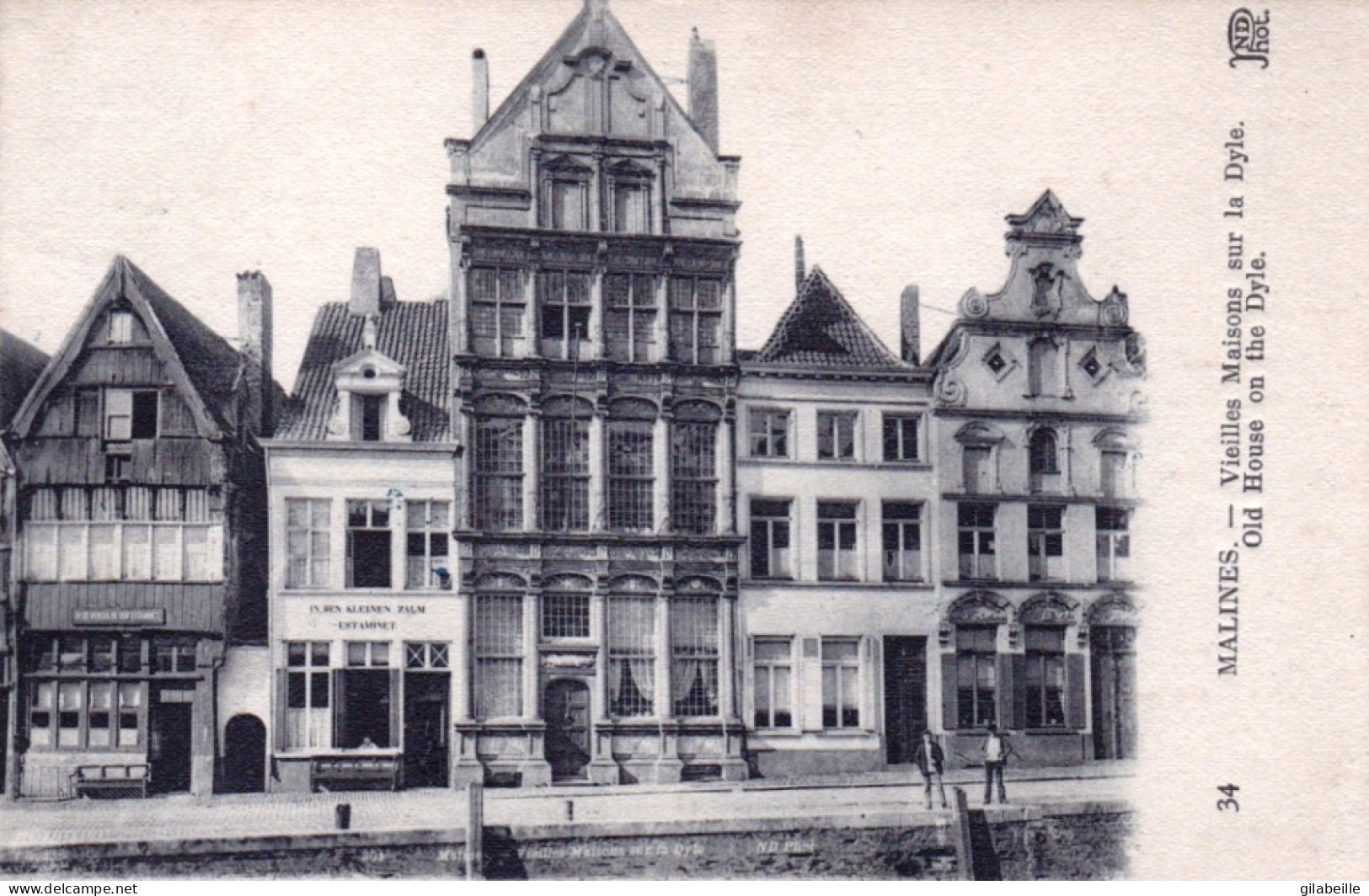 MALINES - MECHELEN - Vieilles Maisons Sur La Dyle - Mechelen