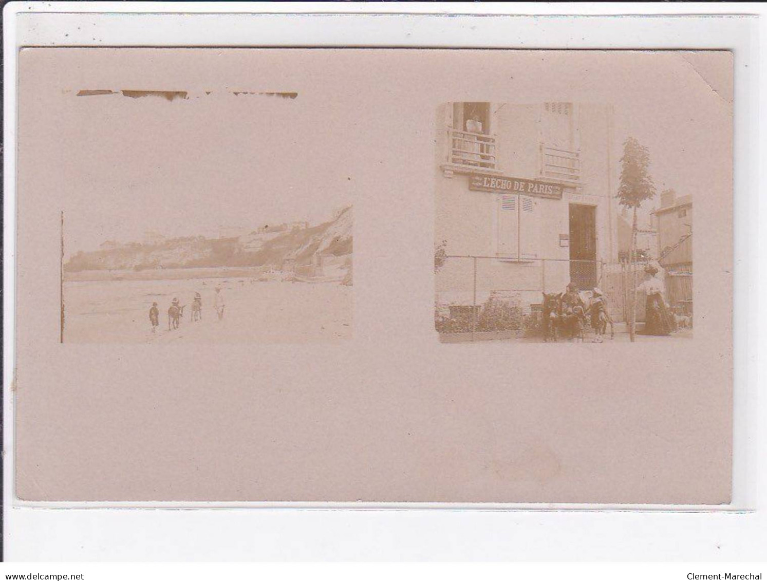 BIARRITZ ? Saint Jean De Luz?  : Carte Photo De L'Echo De Paris (magasin De Journaux)-  Bon état - Biarritz