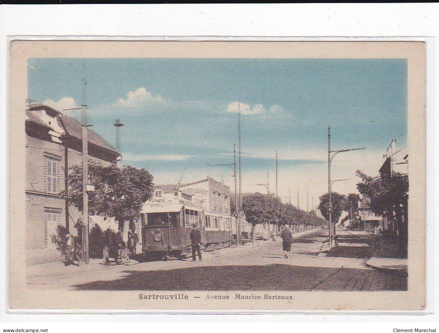 SARTROUVILLE : Avenue Maurice-Berteaux, Tramway - Très Bon état - Sartrouville