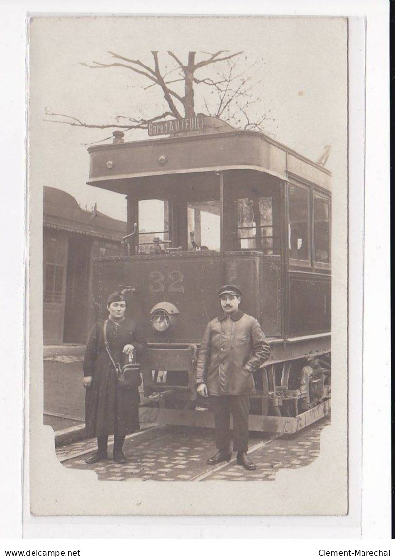 PARIS 16ème Arrondissement : Tramway, Gare D'Auteuil - Très Bon état - Distretto: 16