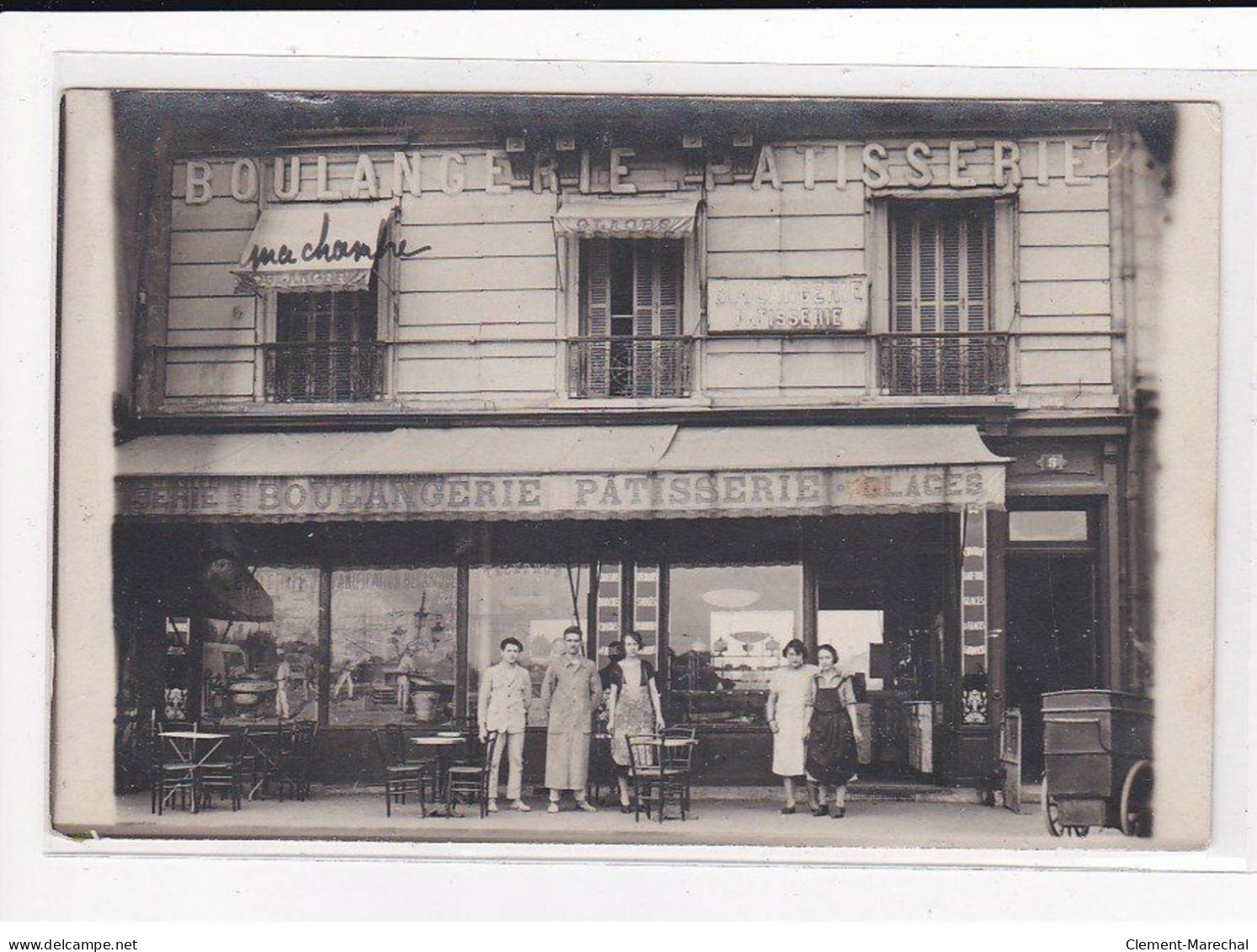 PARIS : Devanture D'une Boulangerie Pâtisserie - Très Bon état - Other & Unclassified