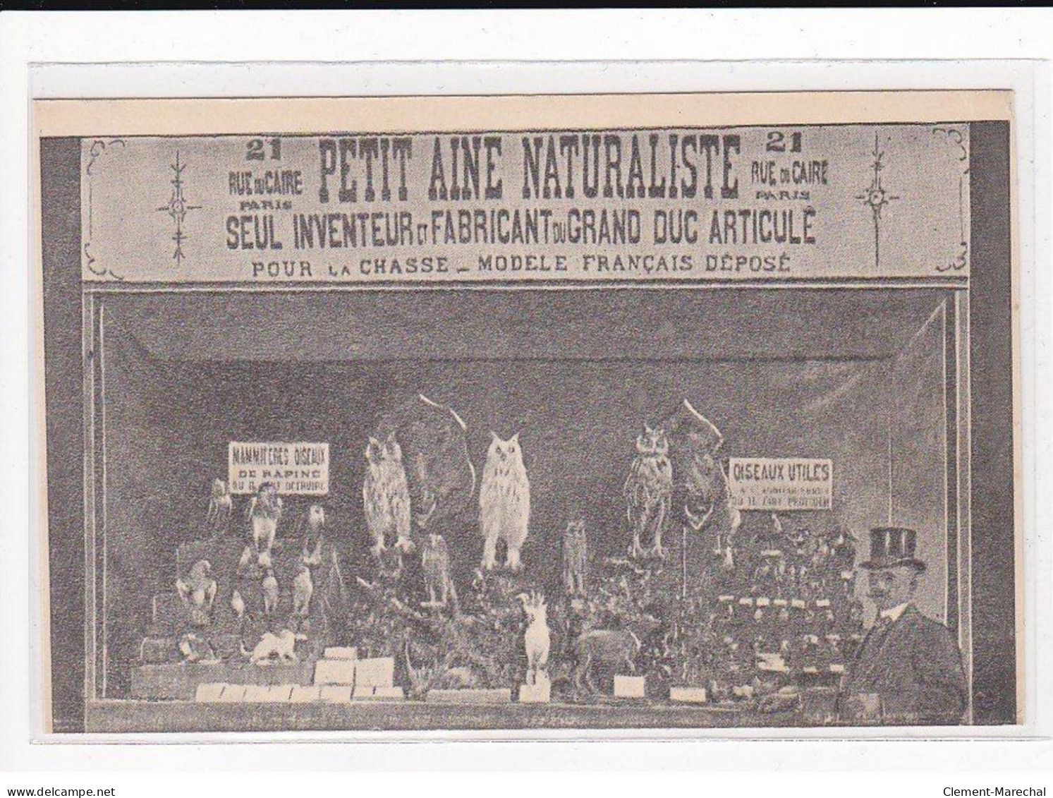 PARIS 2ème Arrondissement : Façade Du "Petit Aine Naturaliste" - Très Bon état - Arrondissement: 02