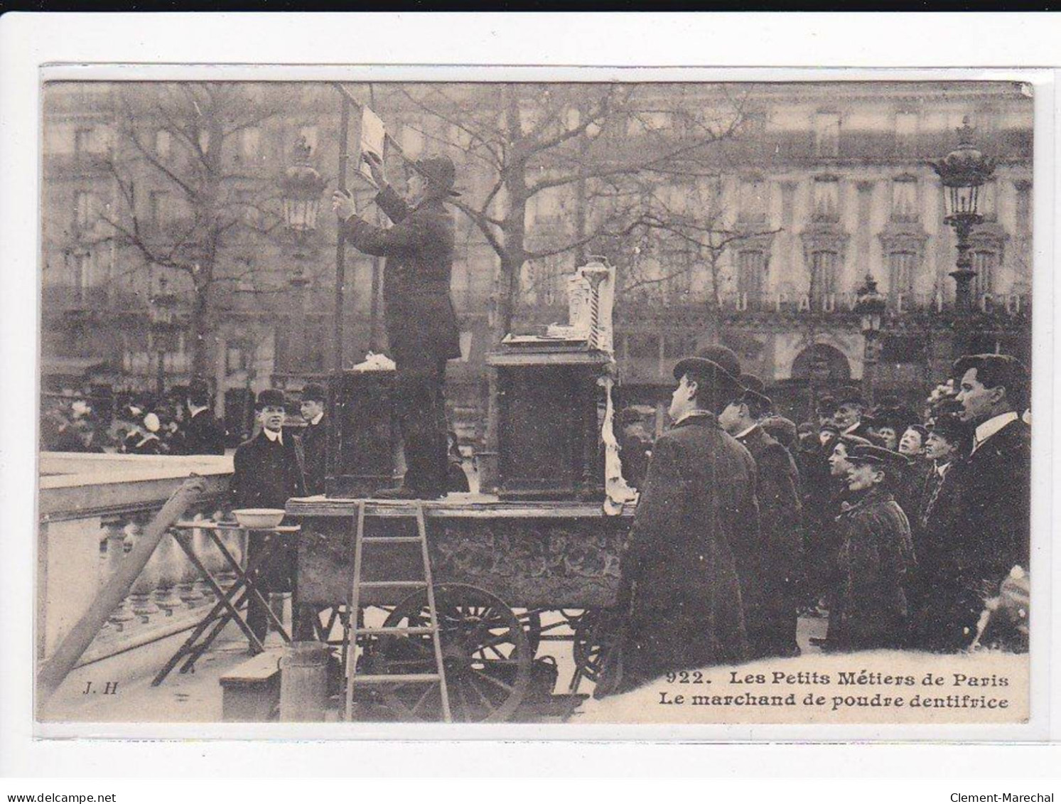 PARIS, Les Petits Métiers J.H, HAUSER : Le Marchand De Poudre Dentifrice - Très Bon état - Straßenhandel Und Kleingewerbe