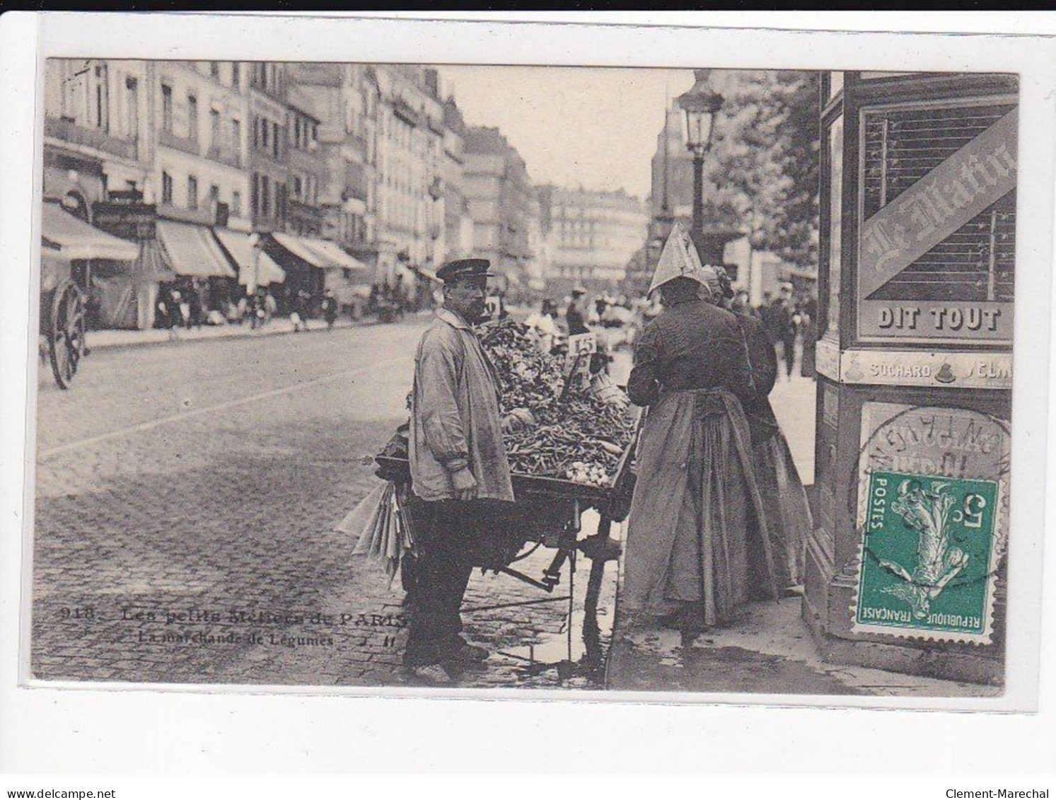 PARIS, Les Petits Métiers J.H, HAUSER : La Marchande De Légumes - Très Bon état - Straßenhandel Und Kleingewerbe