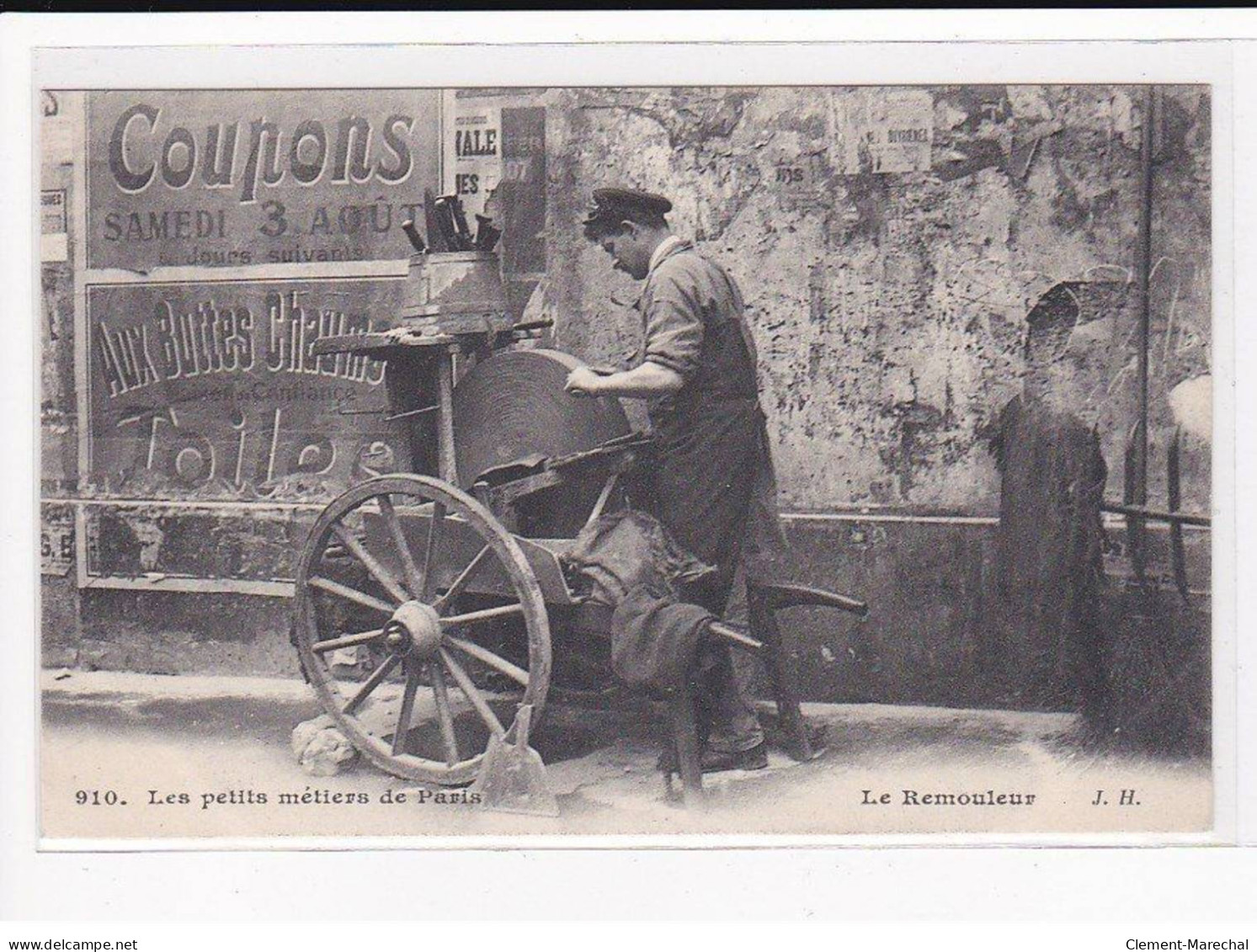 PARIS, Les Petits Métiers J.H, HAUSER : Le Remouleur - Très Bon état - Artesanos De Páris