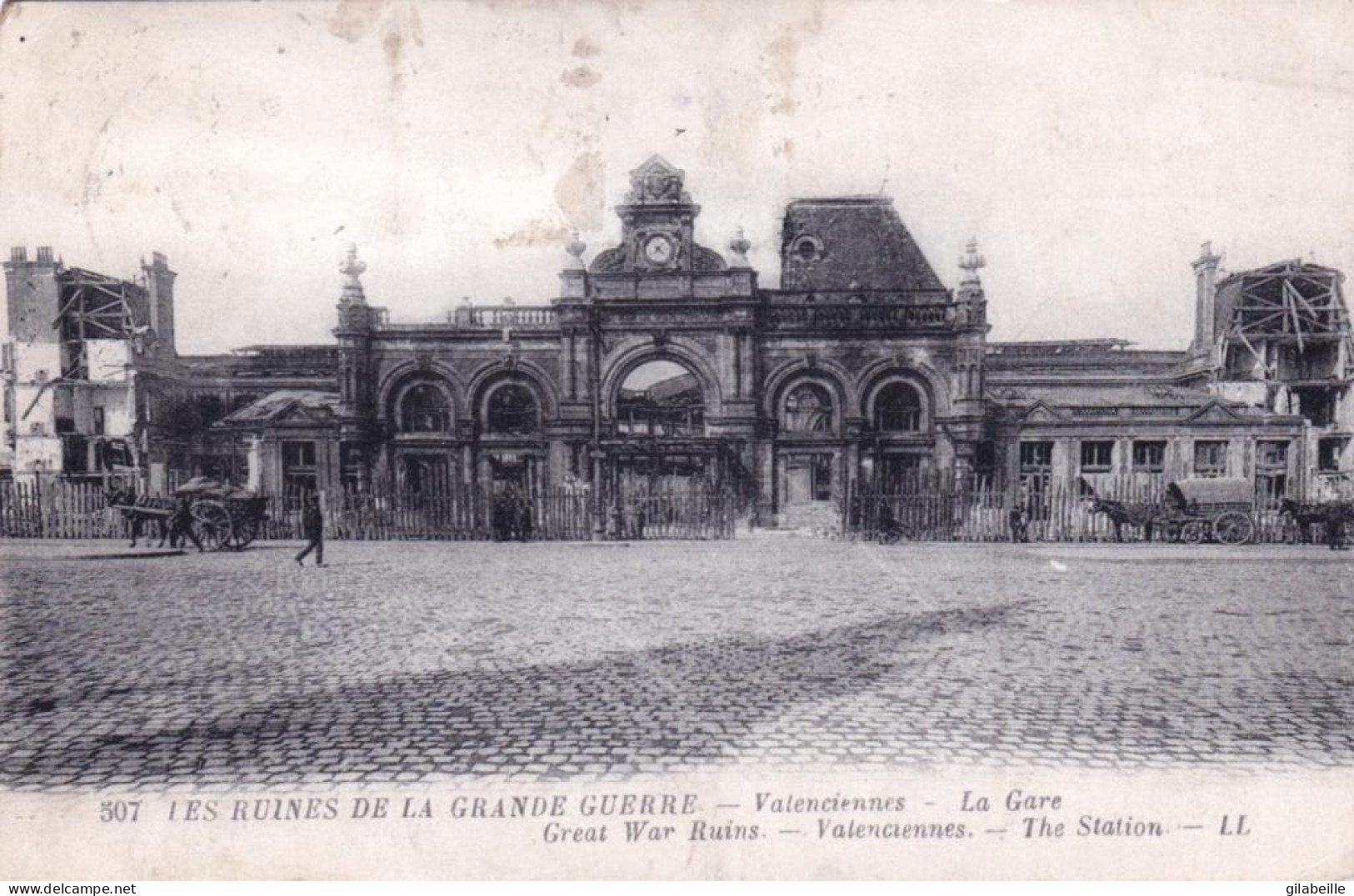 59 - VALENCIENNES - La Gare - Ruines De La Grande Guerre - Valenciennes