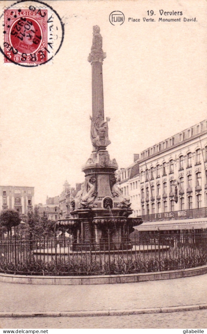 VERVIERS - Place Verte - Monument David - Verviers