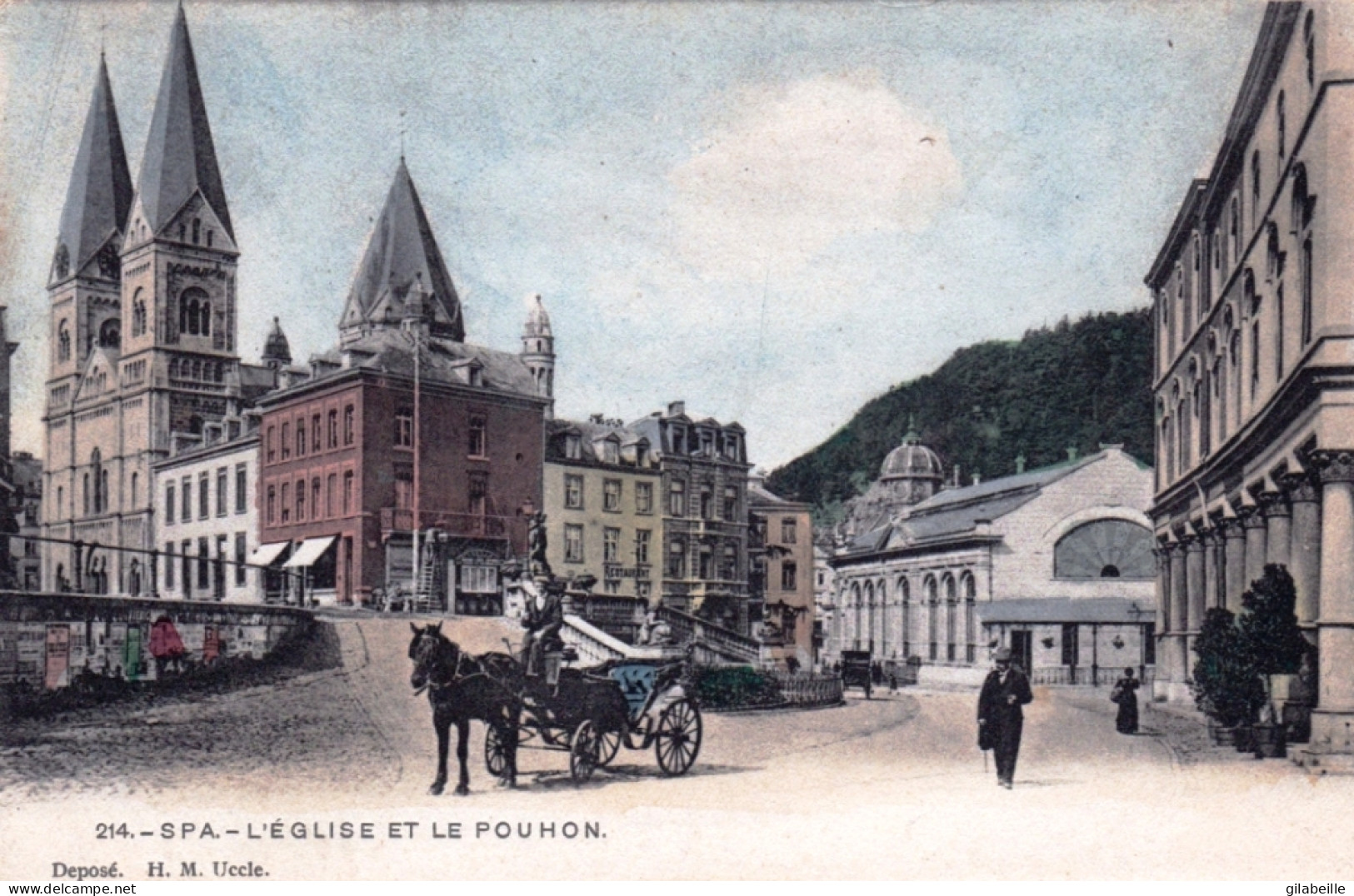 Liege - SPA -  L'église Et Le Pouhon - Spa