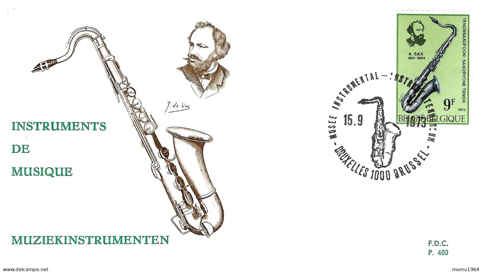 COB - FDC N° 400 - Timbre N° 1684 - 1961-1970