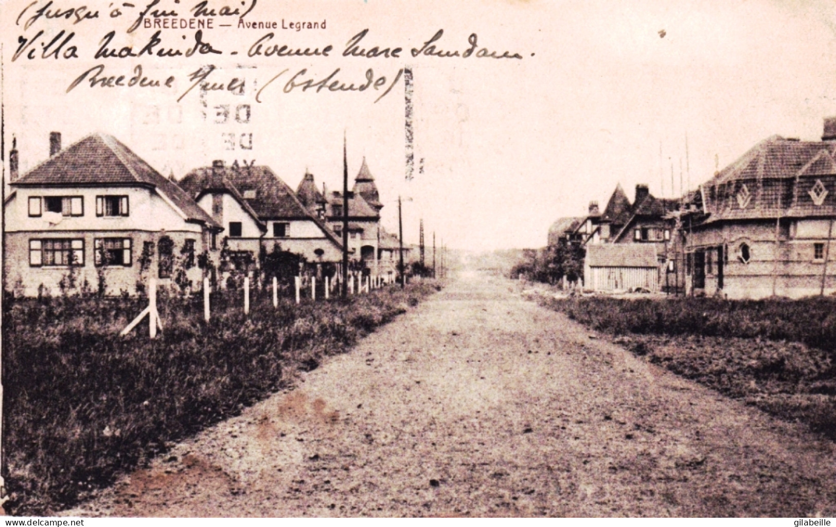 BREDENE Aan ZEE - BREEDENE Sur  MER  - Avenue Legrand - Bredene