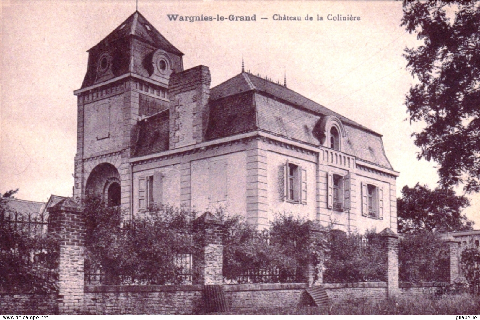 59 - WARGNIES Le GRAND - Chateau De La Coliniere - Autres & Non Classés