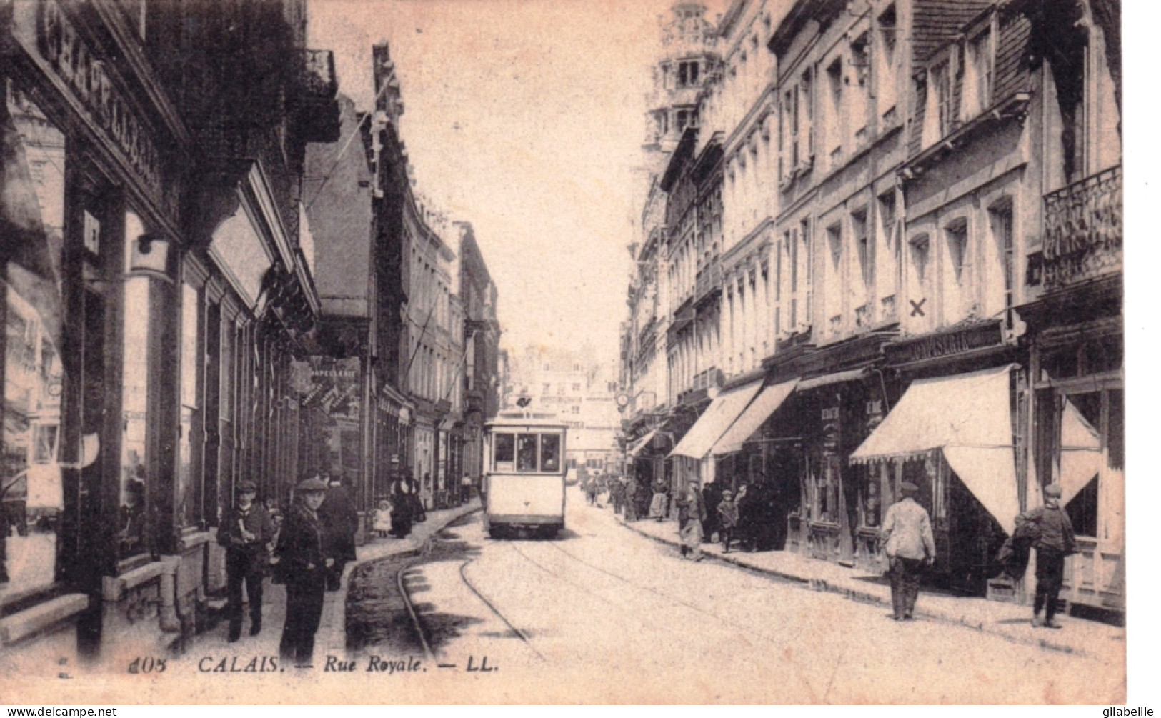 62 - Pas De Calais - CALAIS - Rue Royale - Tramway - Calais