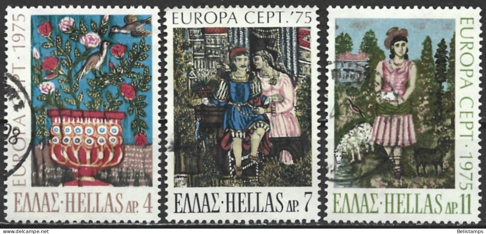 Greece 1975. Scott #1139-41 (U) Europa  (Complete Set) - Used Stamps