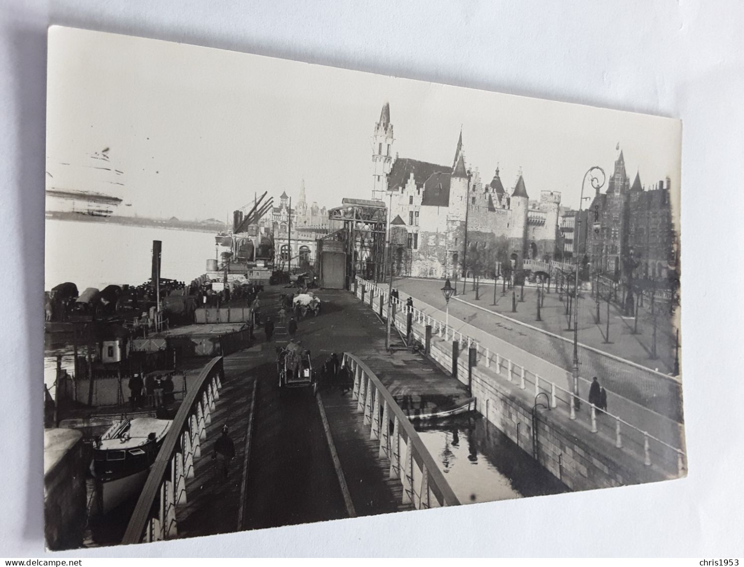 ORGINELE FOTOKAART ANVERS ANTWERPEN HET STEEN 1914 - Antwerpen