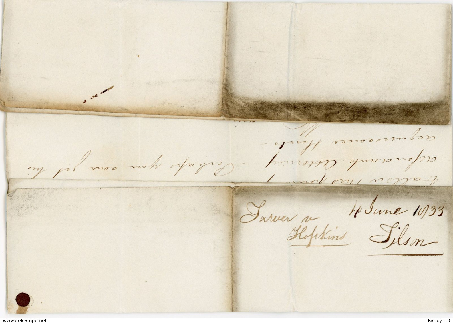 1833, Entire Letter From London Leman Street To Shaftesbury With Clear Coded Postmark - ...-1840 Precursori