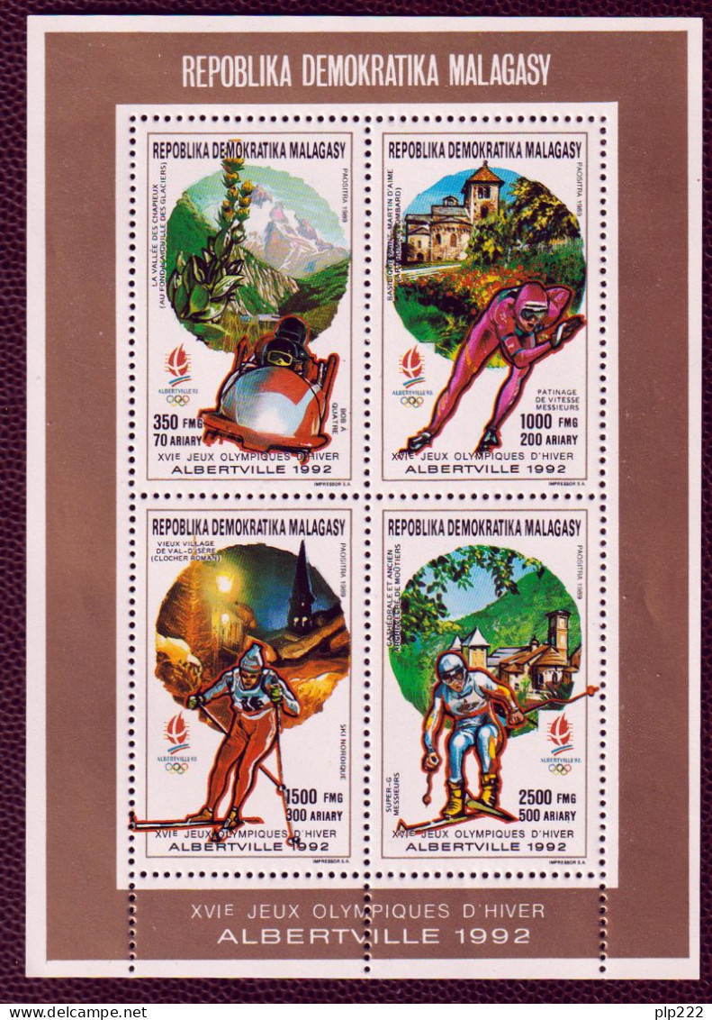 Madagascar 1992 Albertville Y.T.- **/MNH VF - Madagaskar (1960-...)