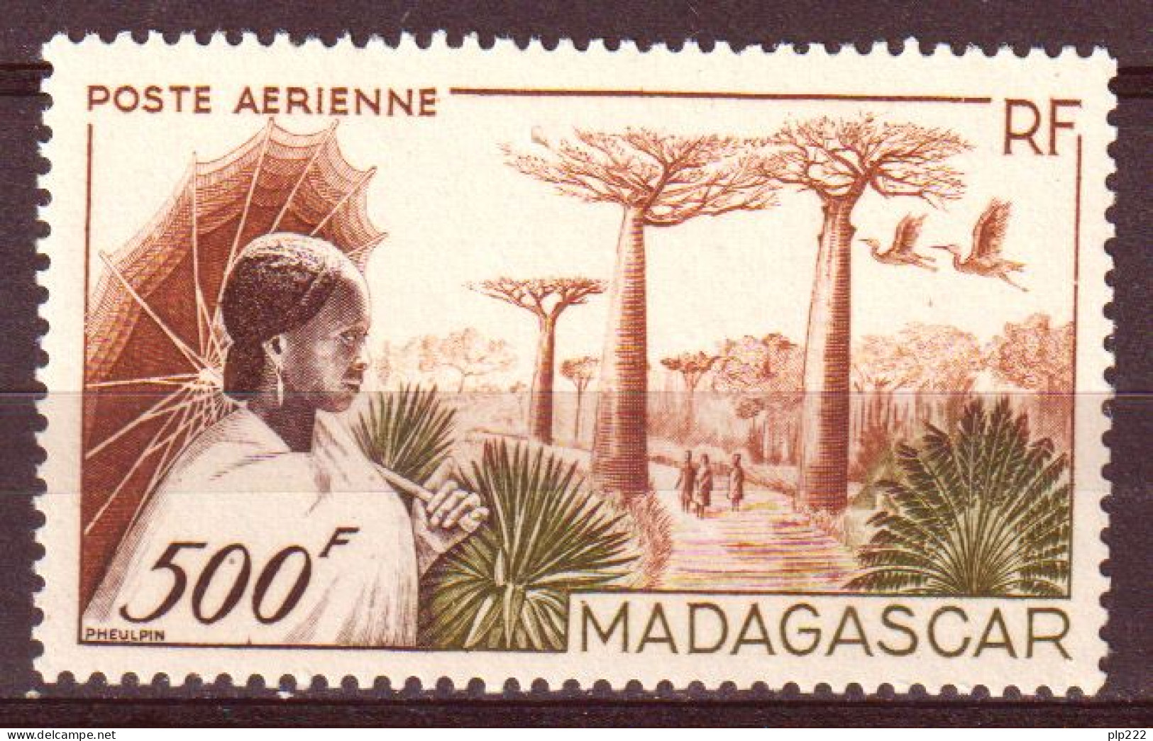 Madagascar 1952 Y.T.A72 */MH VF/F - Aéreo