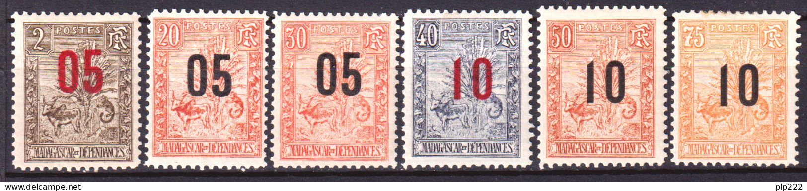 Madagascar 1912 Y.T.115/20 */MH VF/F - Ongebruikt