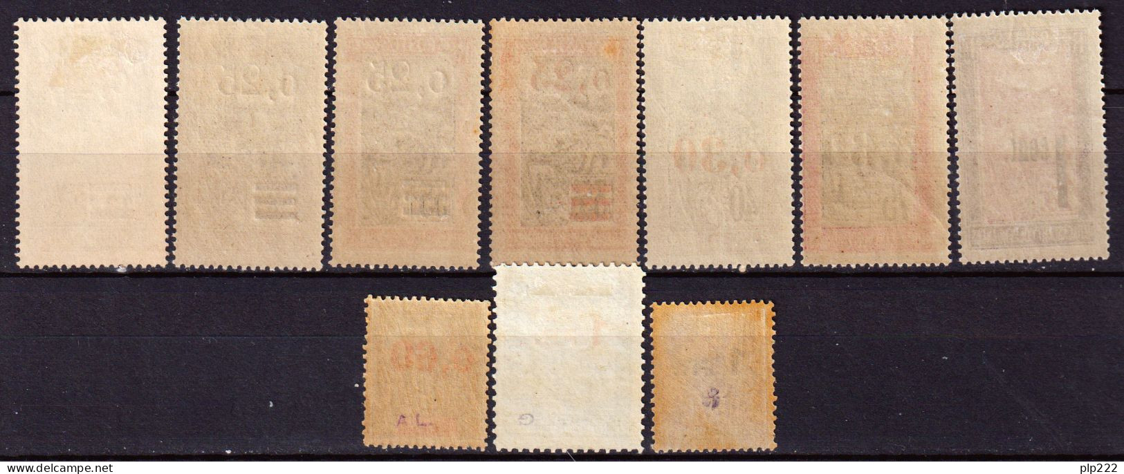 Madagascar 1921 Y.T.122/30 */MH VF/F - Unused Stamps