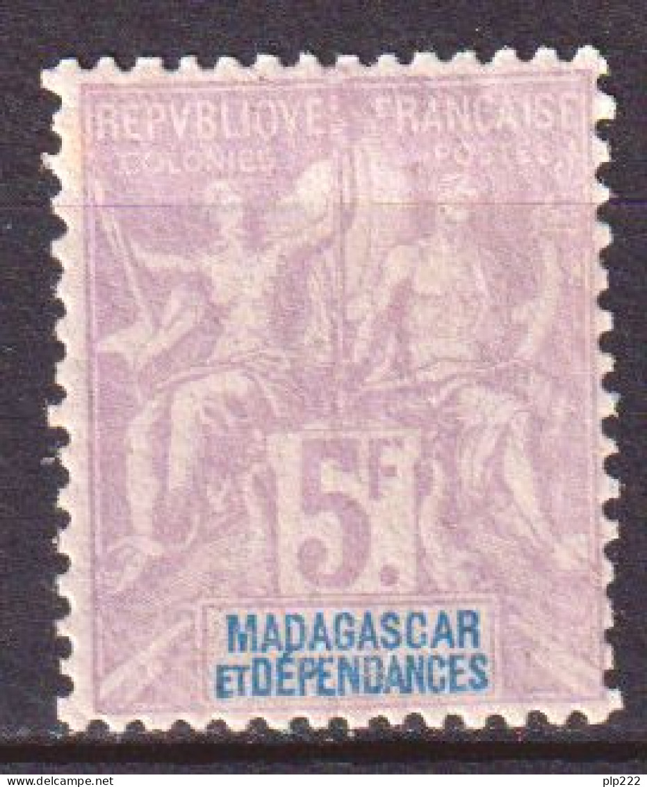 Madagascar 1896 Y.T.42 */MH VF/F - Unused Stamps