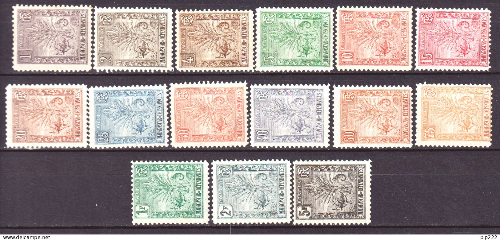 Madagascar 1903 Y.T.63/77 */MH VF/F - Ongebruikt