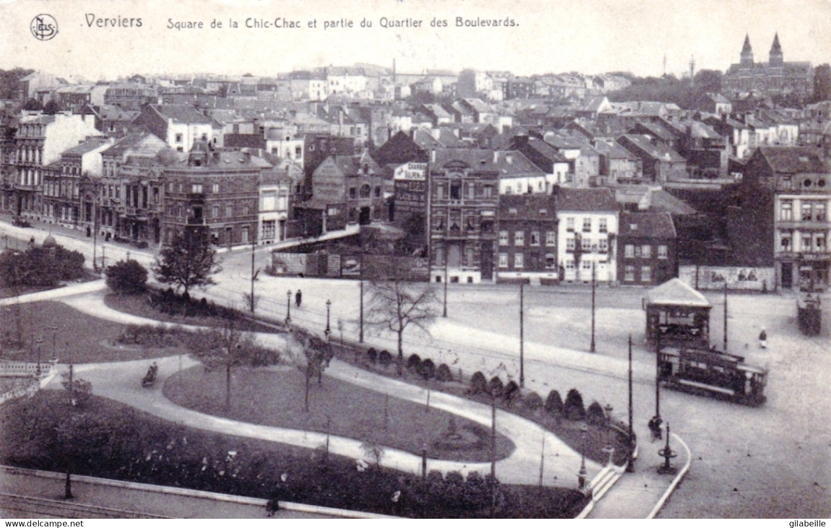 Liege - VERVIERS -  Square De La Chic Chac Et Partie Du Quartier Des Boulevards - Verviers