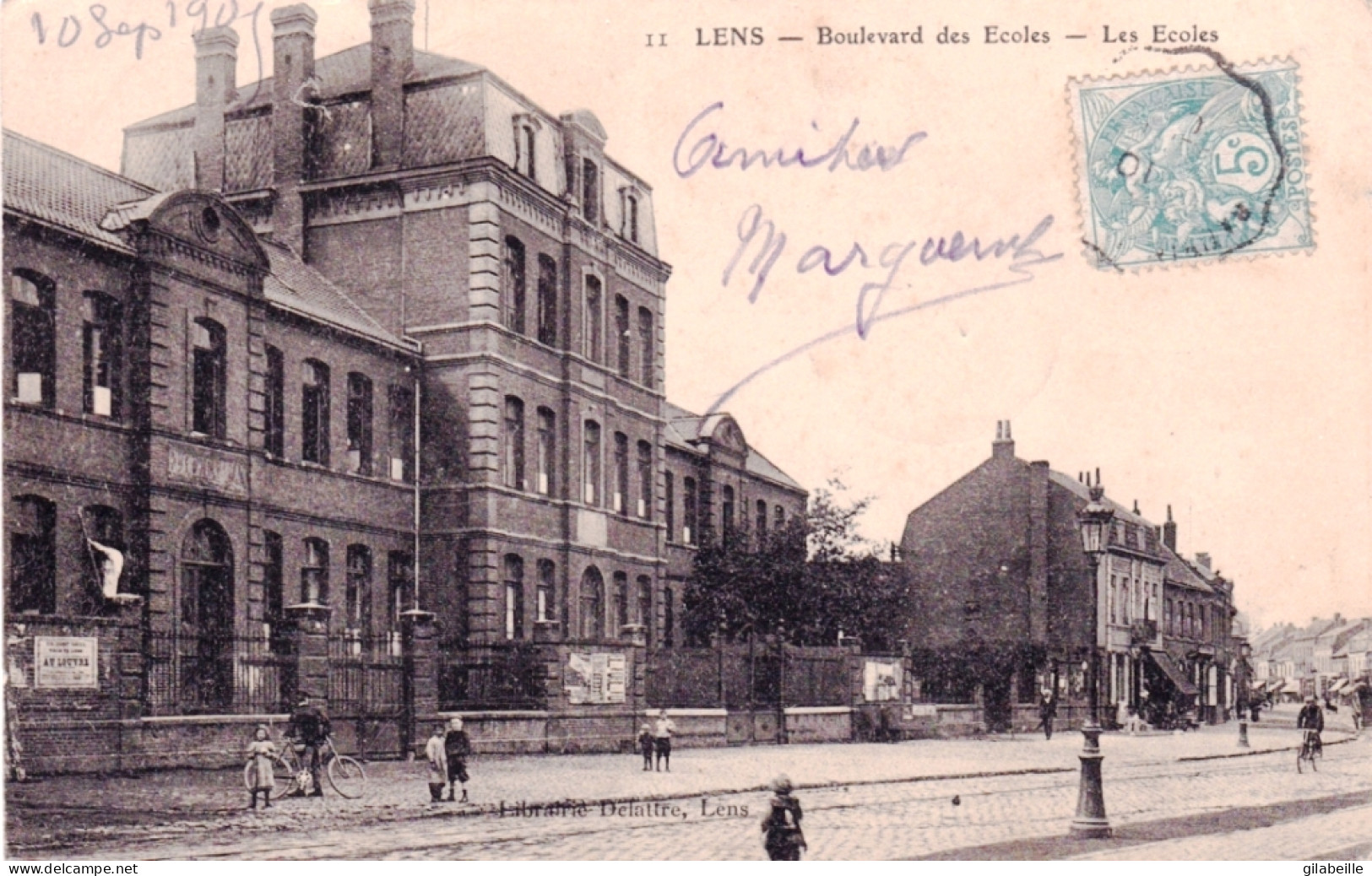 62 Pas De Calais - LENS - Boulevard Des Ecoles - Les Ecoles - Lens