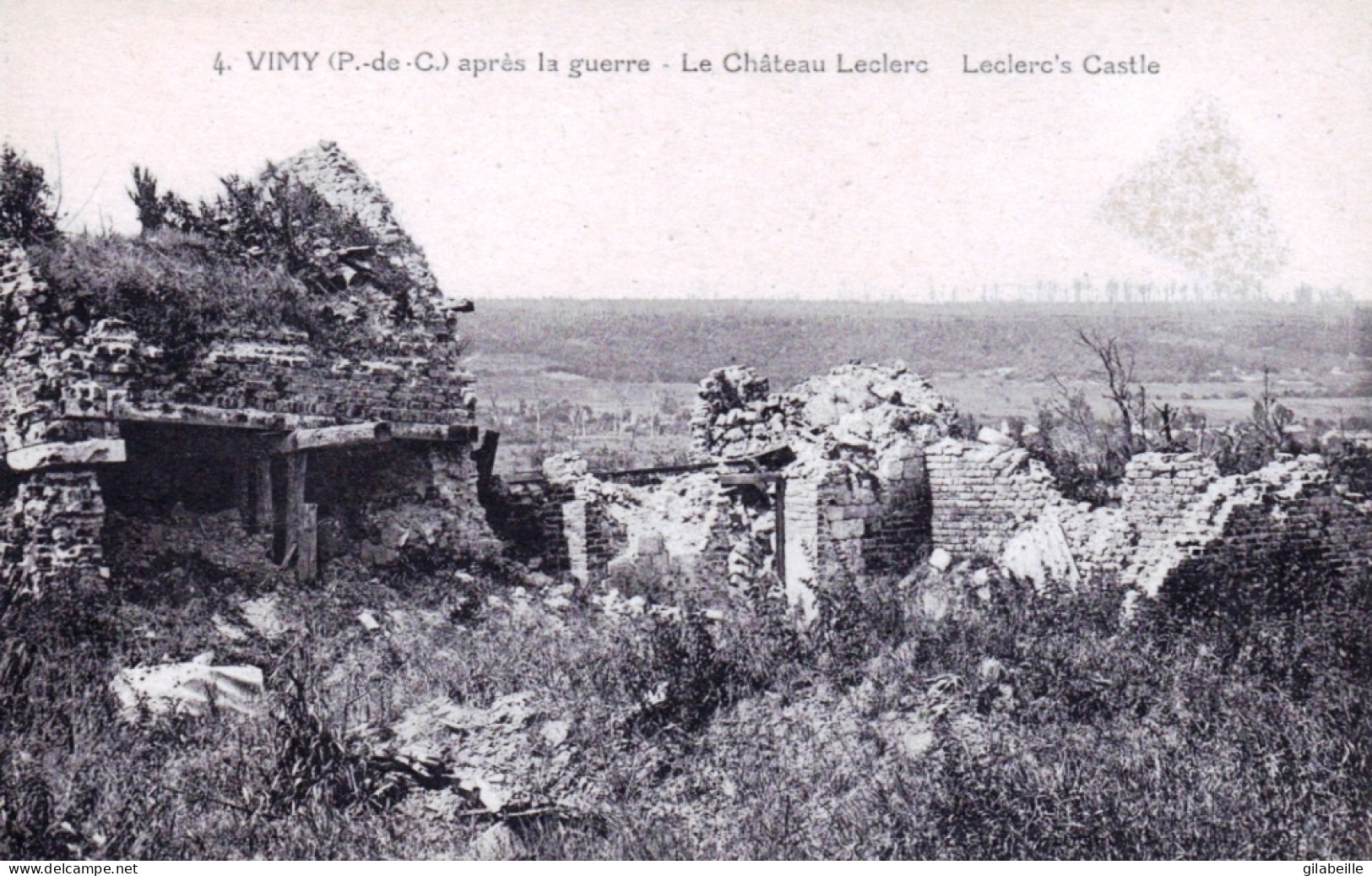 62 - Pas De Calais - VIMY - Apres La Guerre - Le Chateau Leclerc - Sonstige & Ohne Zuordnung