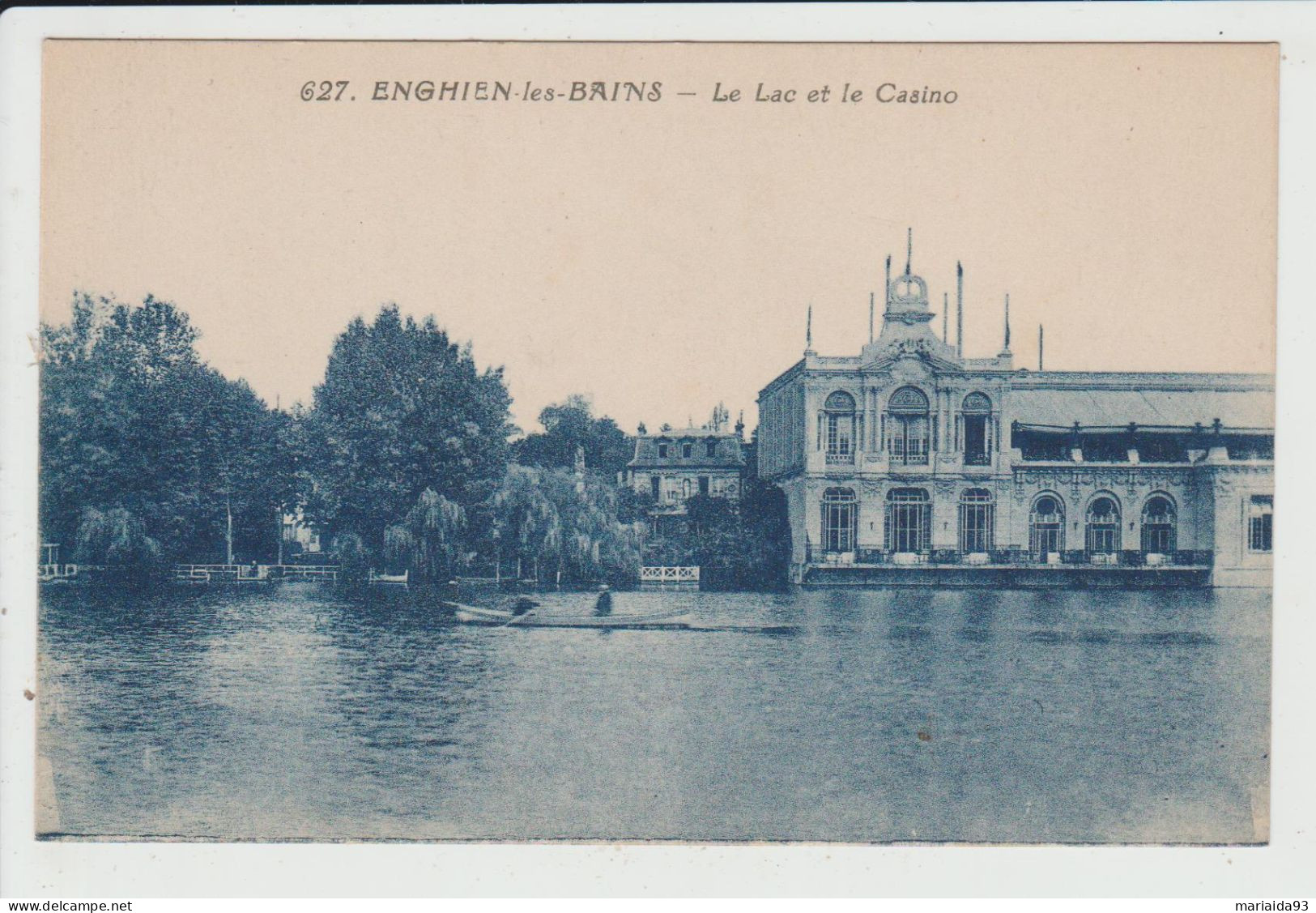 ENGHIEN LES BAINS - VAL D'OISE - LE LAC ET LE CASINO - Enghien Les Bains