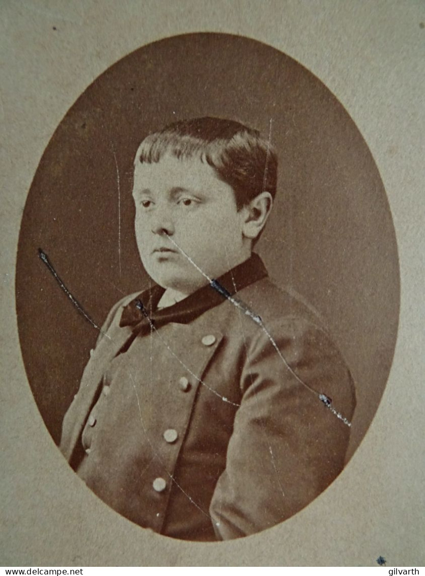 Photo Cdv Liébert, Paris - Jeune Garçon, Pierre Martelet Ca 1875-80 L679 - Anciennes (Av. 1900)