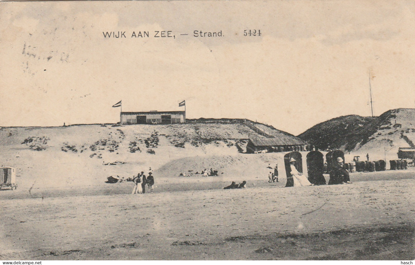 4933 43 Wijk Aan Zee, Strand. 1910.  - Wijk Aan Zee