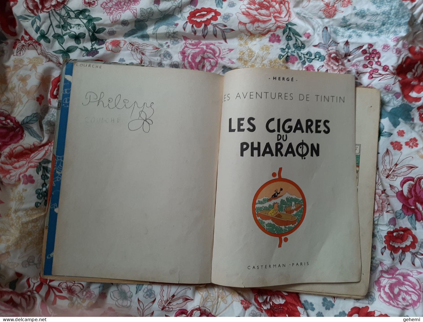 Tintin : Les Cigares Du Pharaon B14 - Tintin