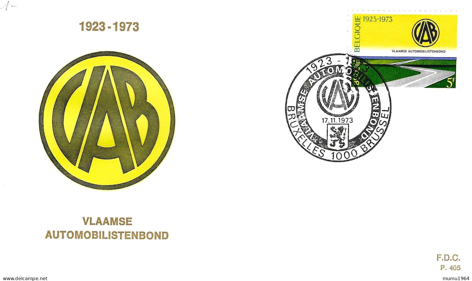 COB - FDC N° 405 - Timbre N° 1689 - 1971-1980