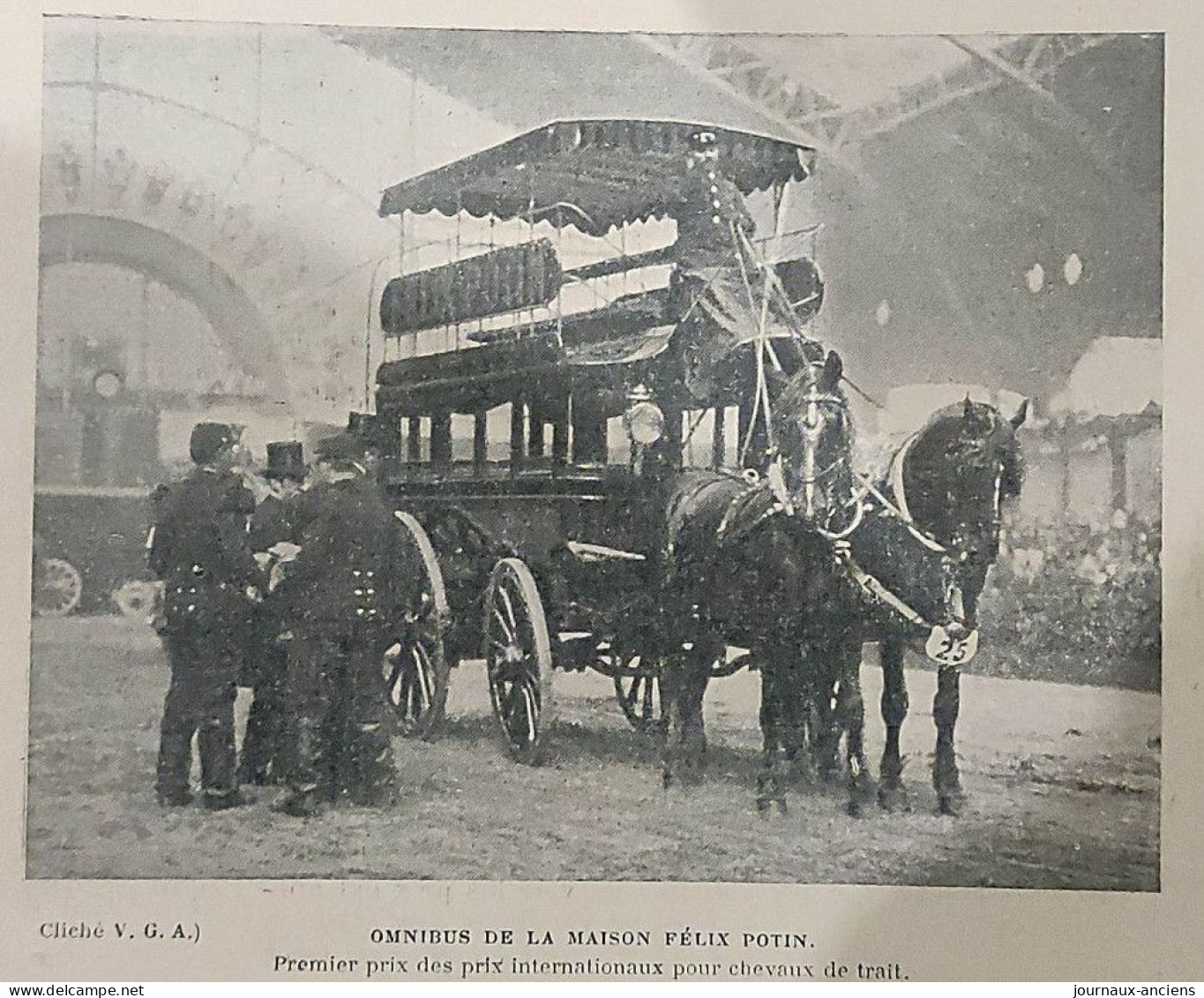 1899 LE CONCOURS HIPPIQUE - LE COMTE DE JEIGNÉ - OMNIBUS FELIX POTIN - MAISON KARCHER ET CIE - LA VIE AU GRAND AIR - Zeitschriften - Vor 1900