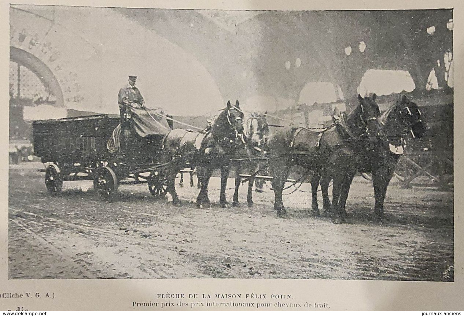 1899 LE CONCOURS HIPPIQUE - LE COMTE DE JEIGNÉ - OMNIBUS FELIX POTIN - MAISON KARCHER ET CIE - LA VIE AU GRAND AIR - Zeitschriften - Vor 1900