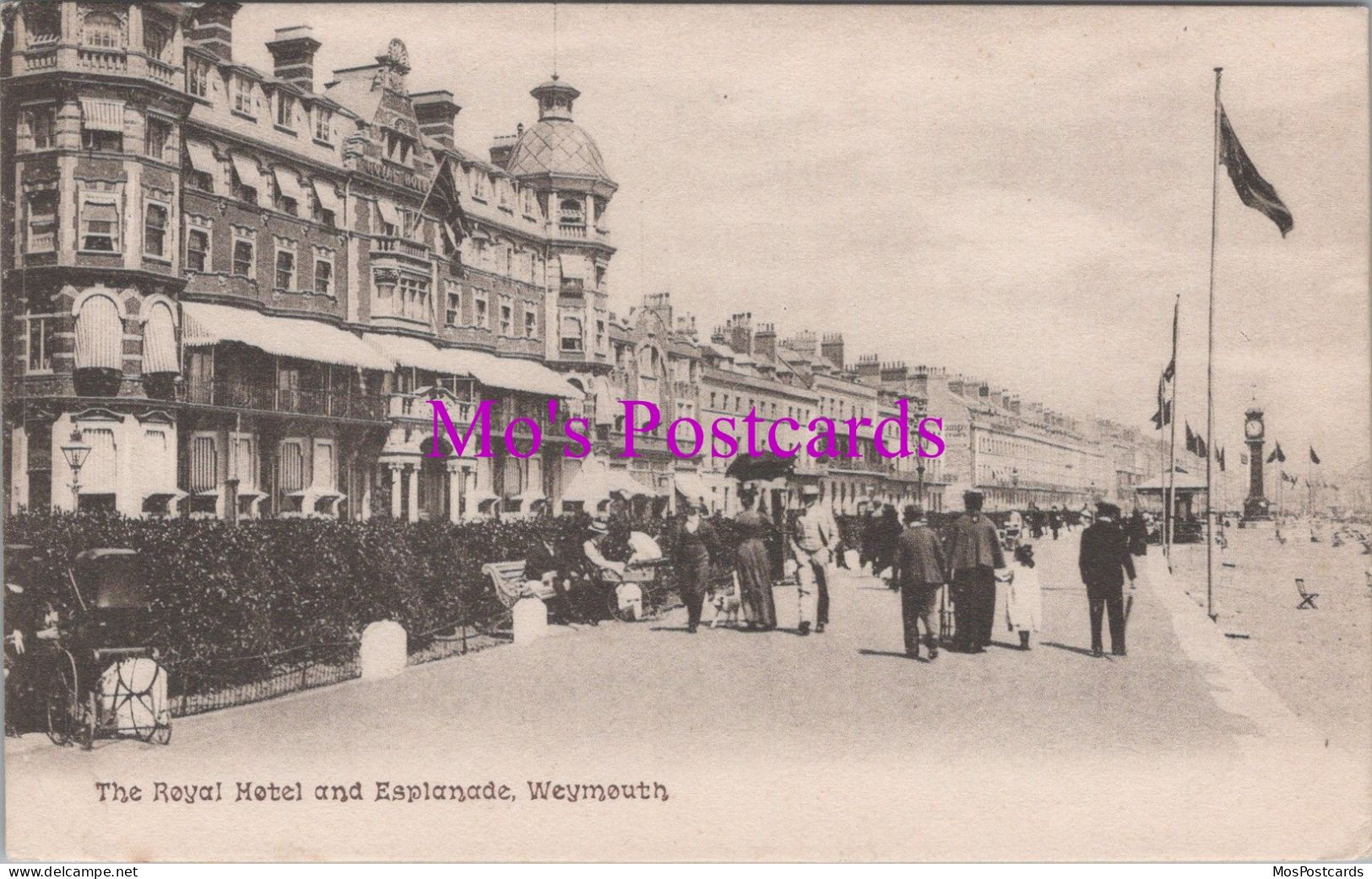 Dorset Postcard - Weymouth, The Royal Hotel And Esplanade  DZ209 - Weymouth