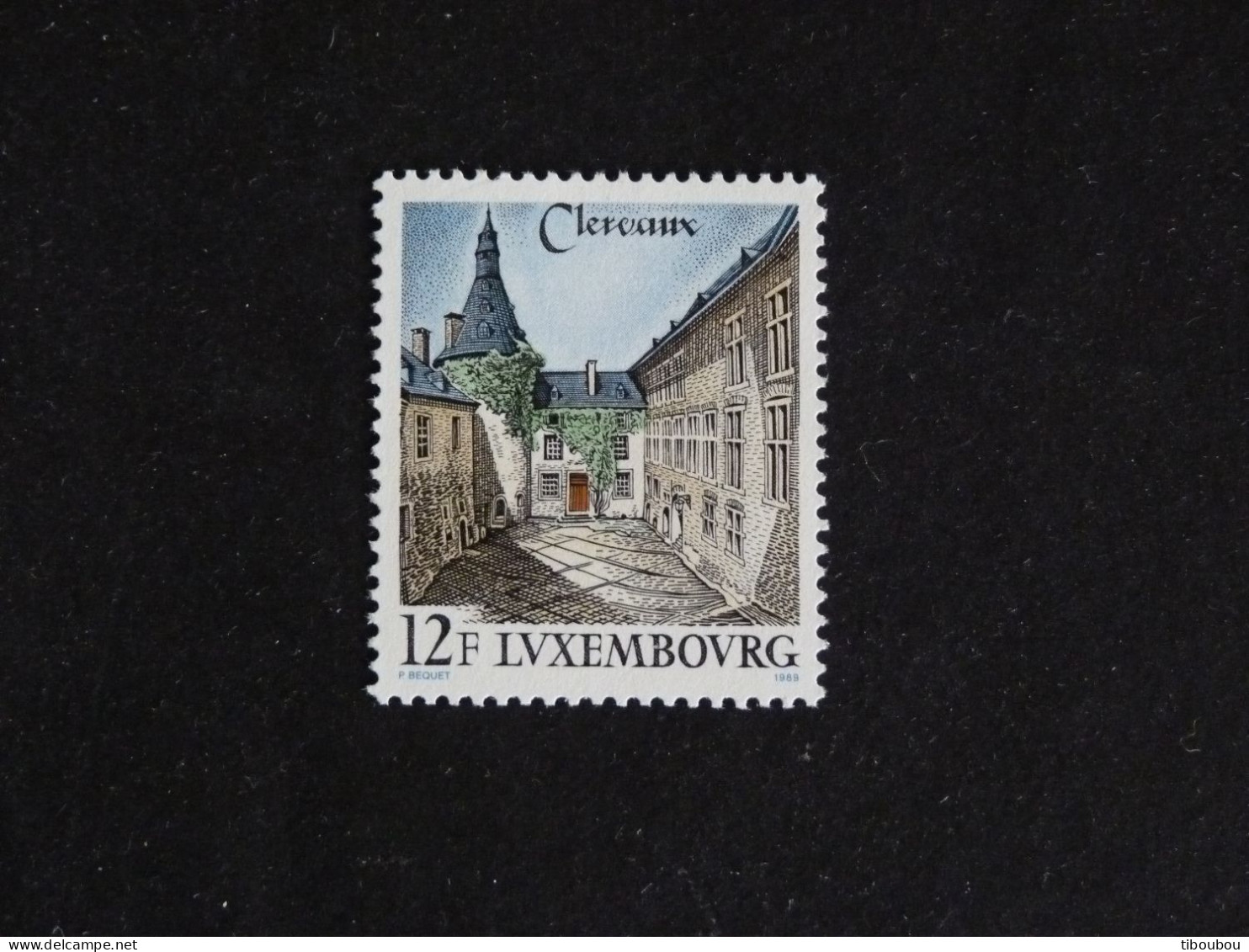 LUXEMBOURG LUXEMBURG YT 1180 ** MNH - INTERIEUR CHATEAU DE CLERVAUX - Unused Stamps