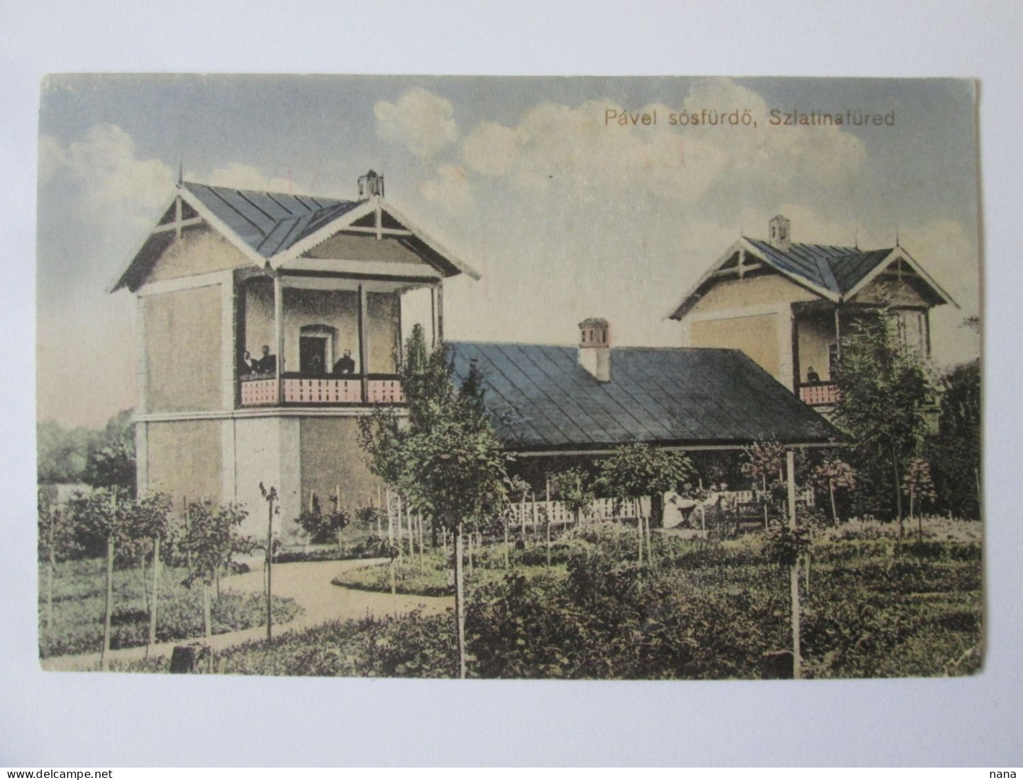 Ukraine-Maramureș Roumanie Historique/Historical Romania Maramureș:Solotvino/Slatina:Villa Pavel C.p./post.cca.1905 - Ucrania