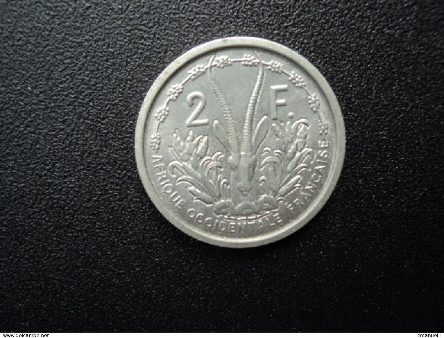 AFRIQUE OCCIDENTALE FRANÇAISE : 2 FRANCS   1948    G.11 / KM 8     SUP + - Afrique Occidentale Française