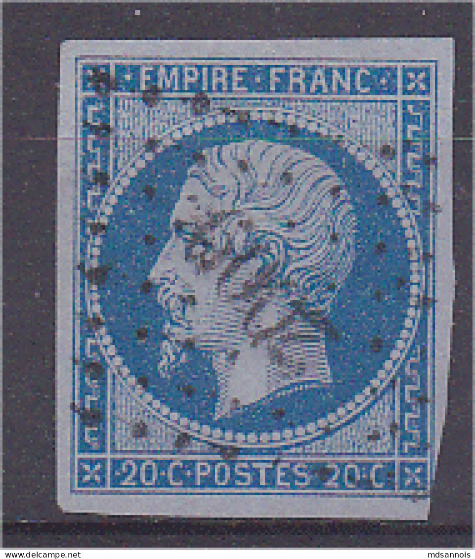 Napoléon N° 14c Bleu Sur Azuré Cachet PC 2009 Mirecourt Vosges - Autres & Non Classés